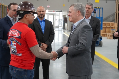 NC Governor-Elect Visits Charlotte Training Center